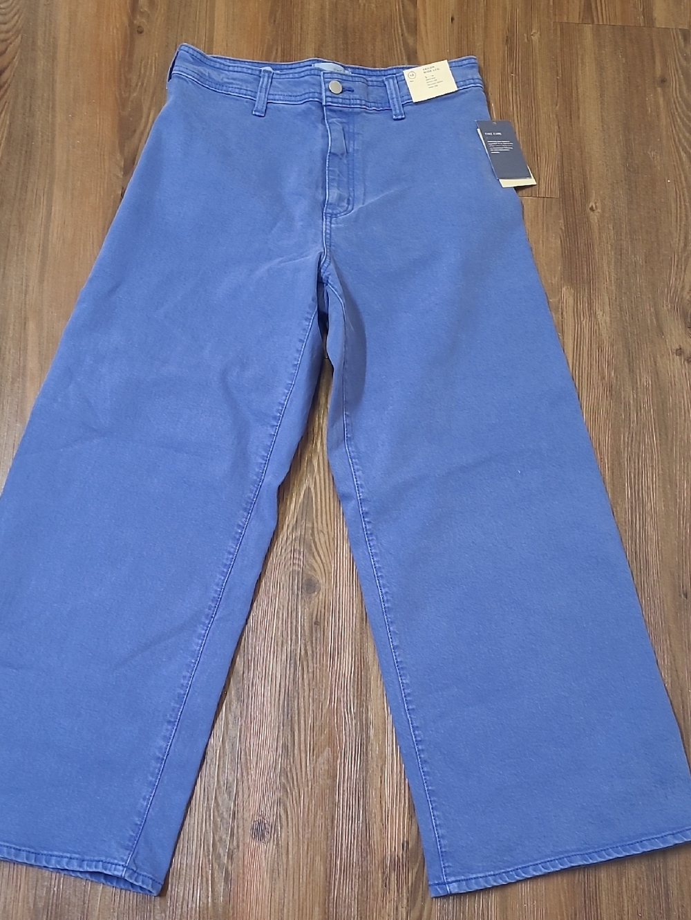 women's Blue Wide-Leg Pants new 10.